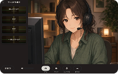 通話画面でゲームを選択